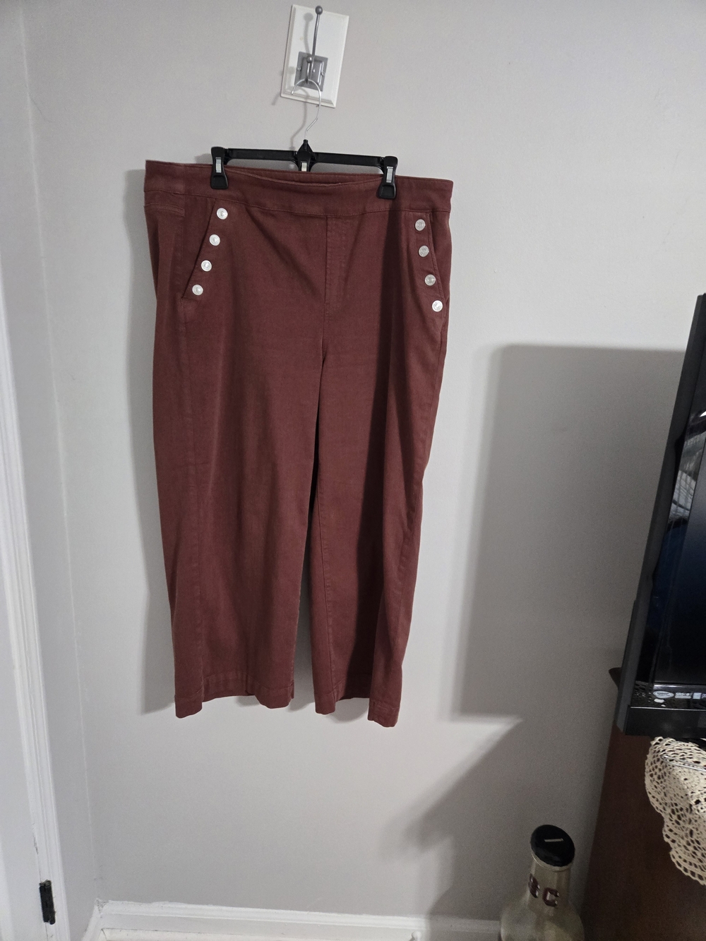 Chico's Wide Leg Pants in Rust